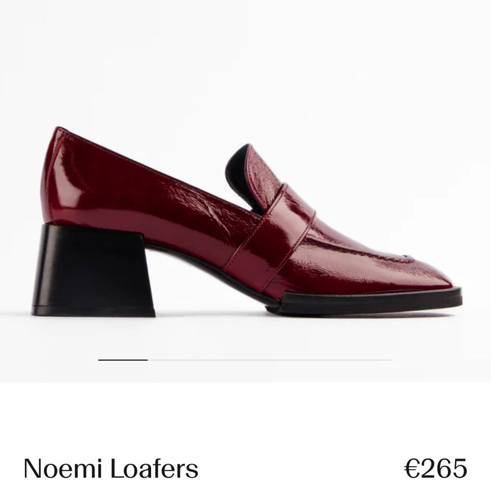 Women's Burgundy Loafers